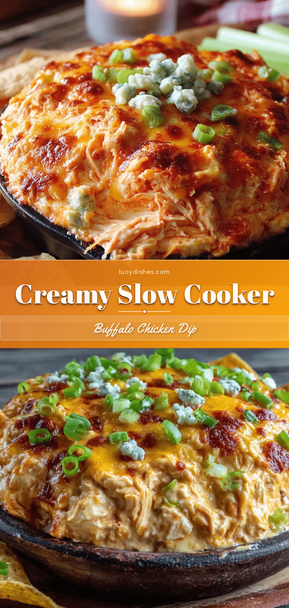 slow cooker buffalo chicken dip recipe