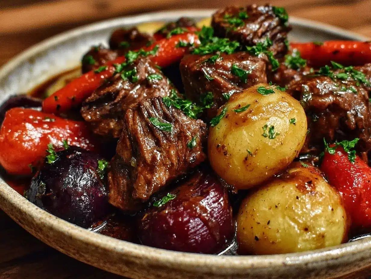 slow cooker dublin beef stew preparation steps