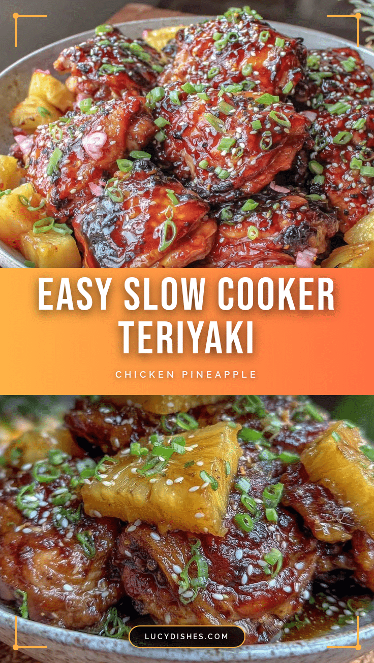 slow cooker teriyaki chicken recipe