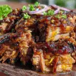 smoked pulled pork recipe - featured image