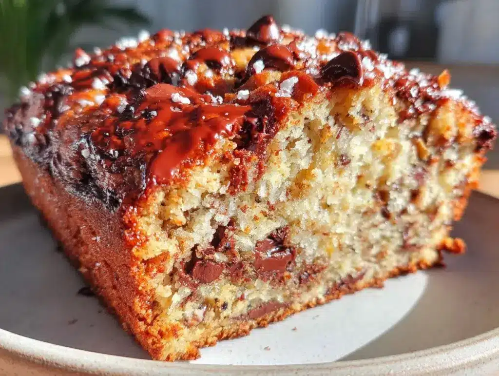 sourdough discard banana bread - featured image