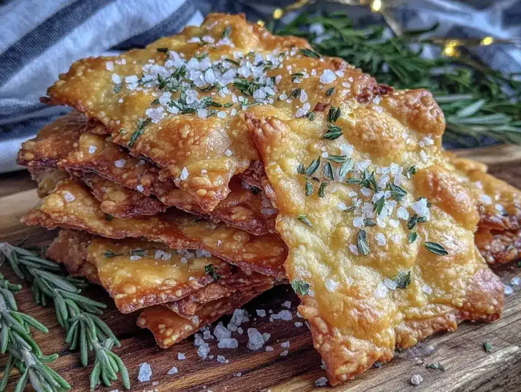sourdough discard crackers - featured image