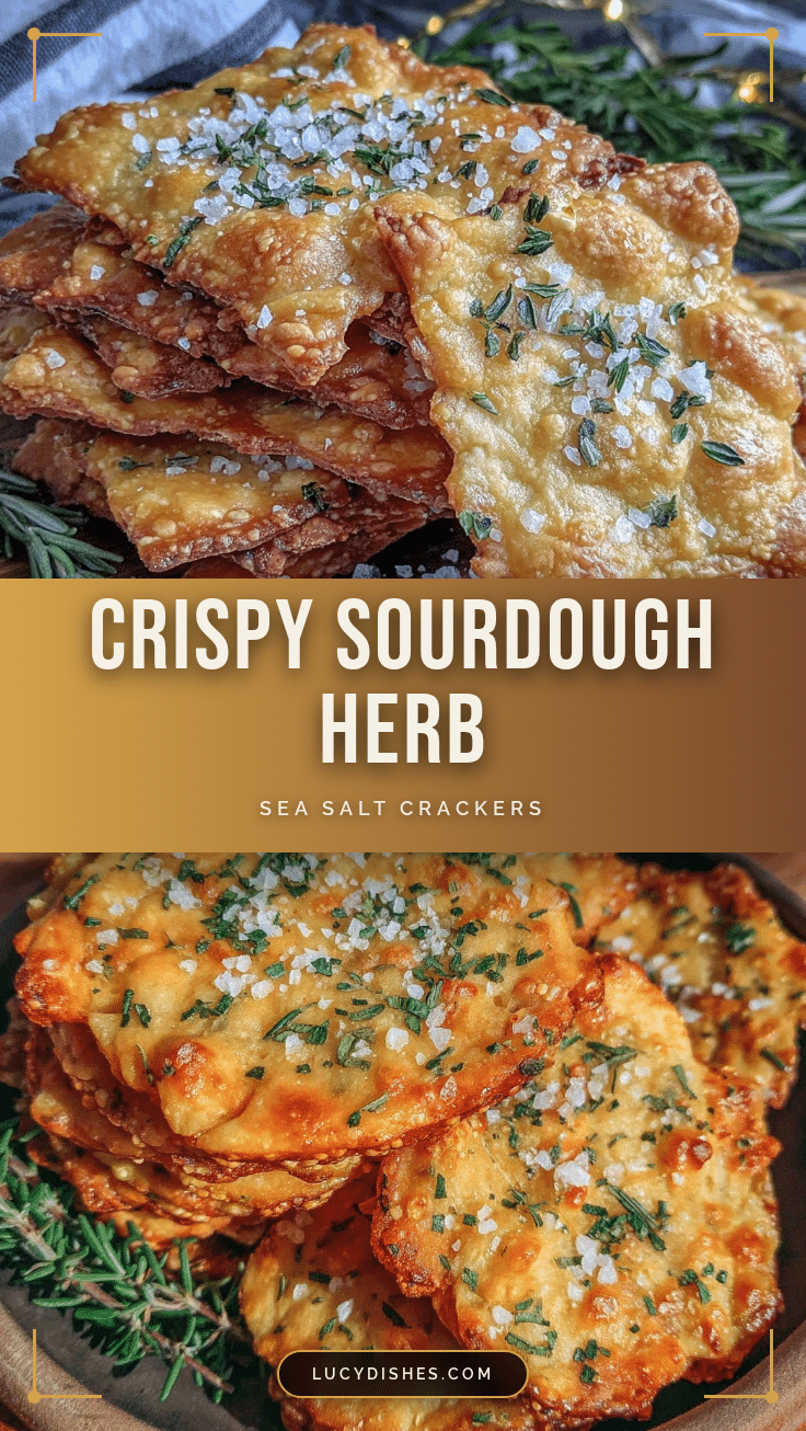 sourdough discard crackers recipe