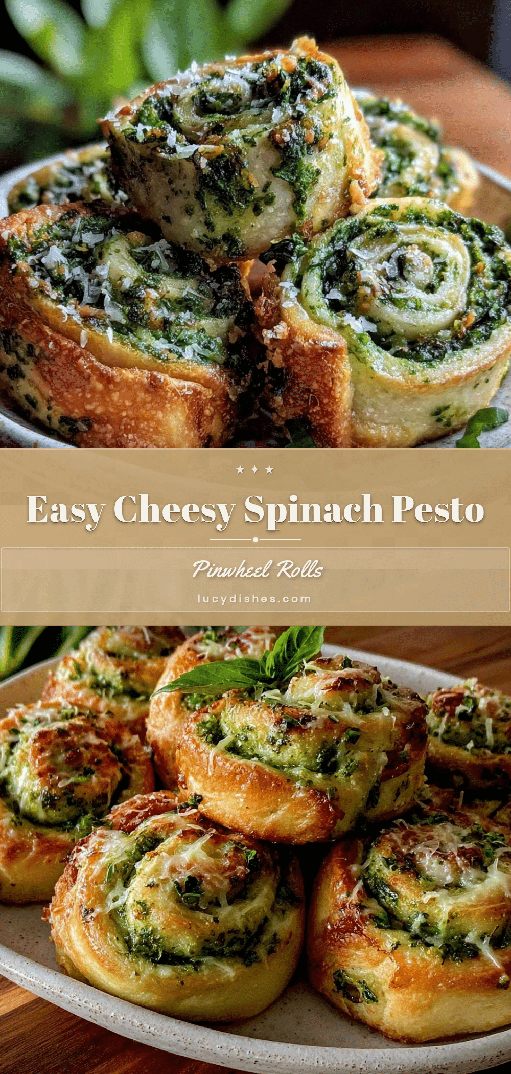 spinach pesto pinwheel rolls recipe