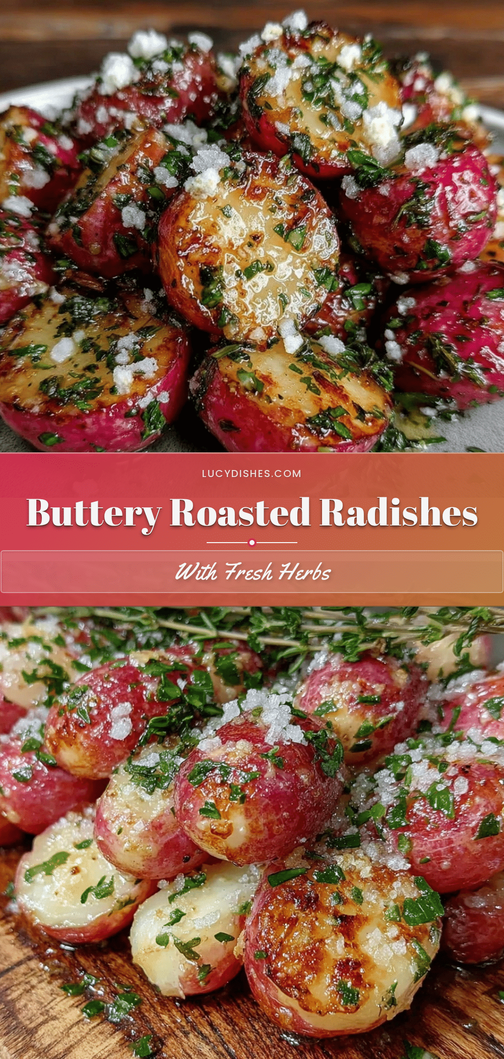 tender butter roasted radishes recipe
