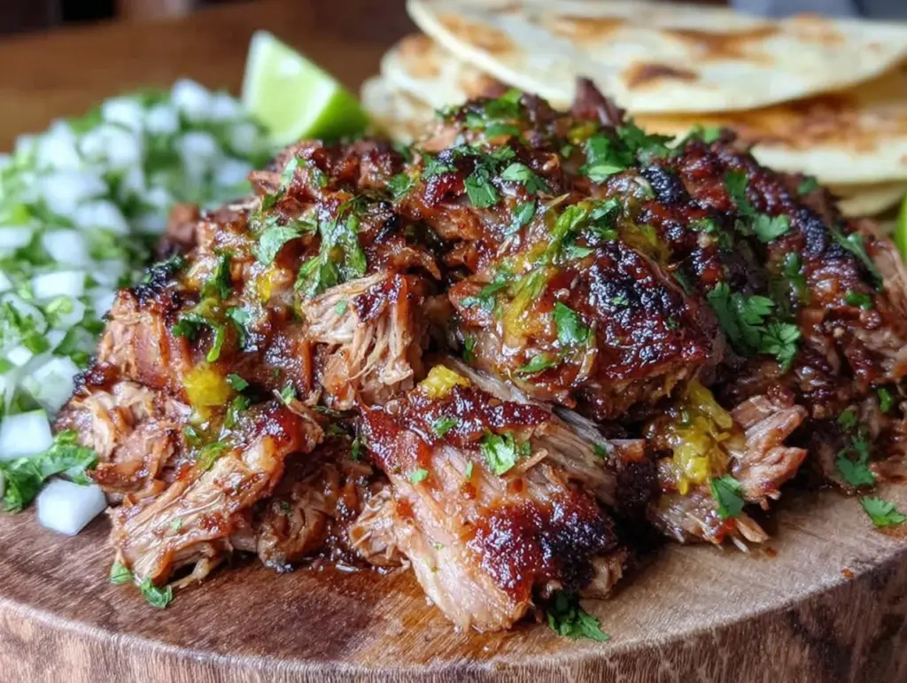 tender crockpot carnitas - featured image