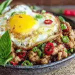 thai basil chicken pad krapow gai - featured image