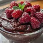 vegan chocolate avocado mousse - featured image