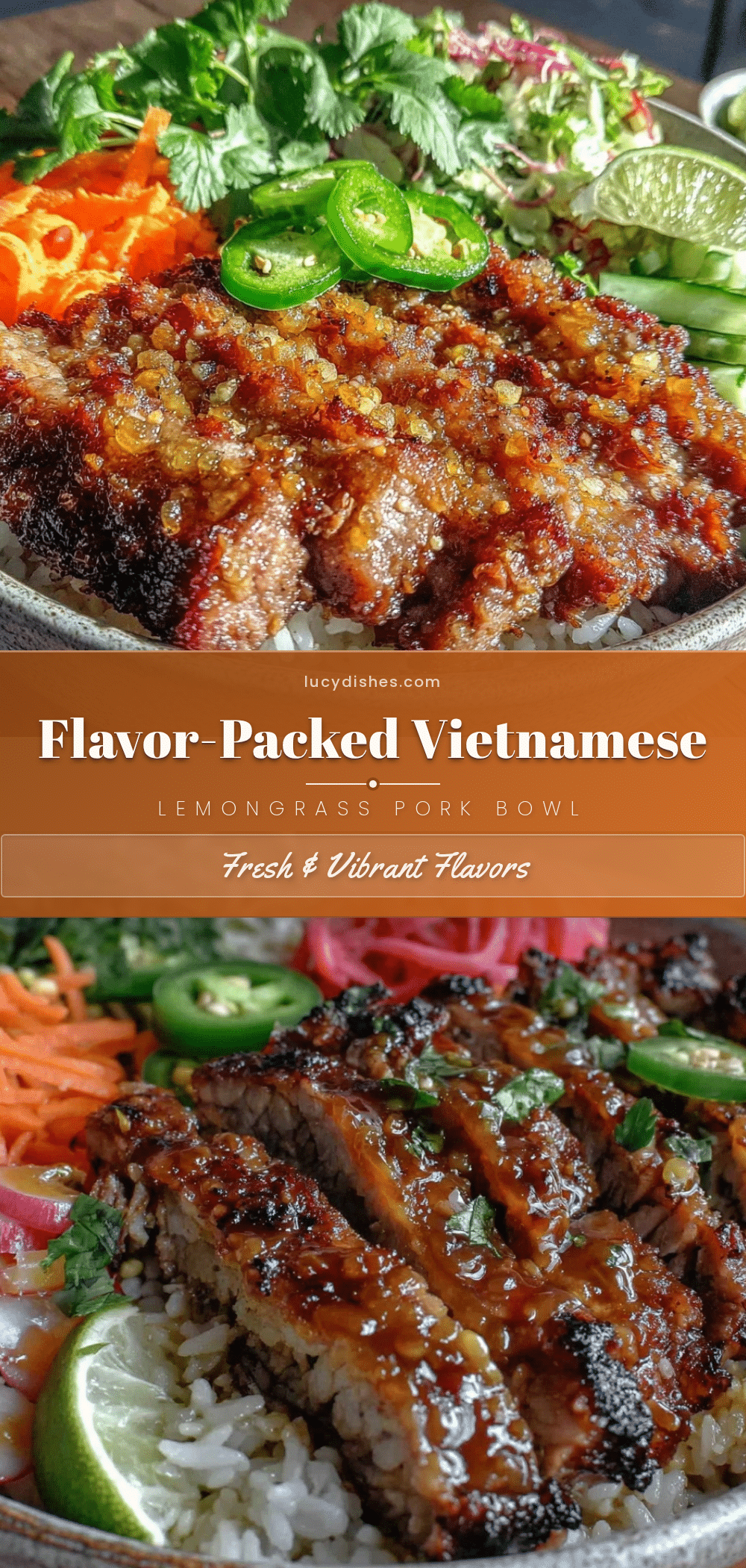 vietnamese lemongrass pork banh mi bowl recipe