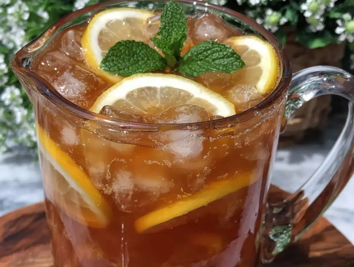 Arnold Palmer sweet tea lemonade preparation steps