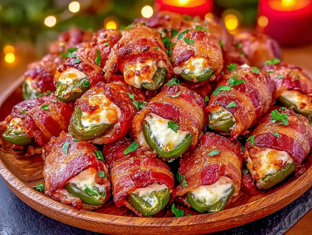 bacon wrapped jalapeño popper bites - featured image