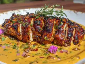 balsamic glazed chicken - featured image