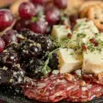 black and gold charcuterie board - featured image