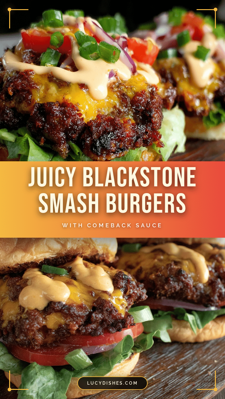 blackstone smash burgers recipe