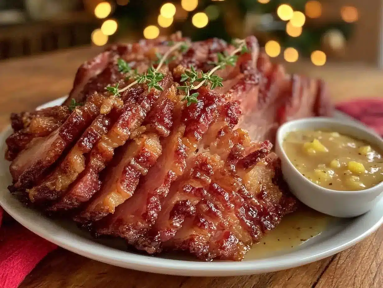 brown sugar glazed ham preparation steps