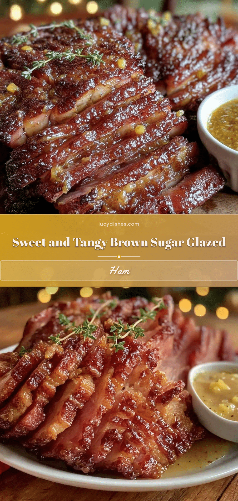 brown sugar glazed ham recipe