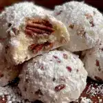 buttery snowball cookies - featured image
