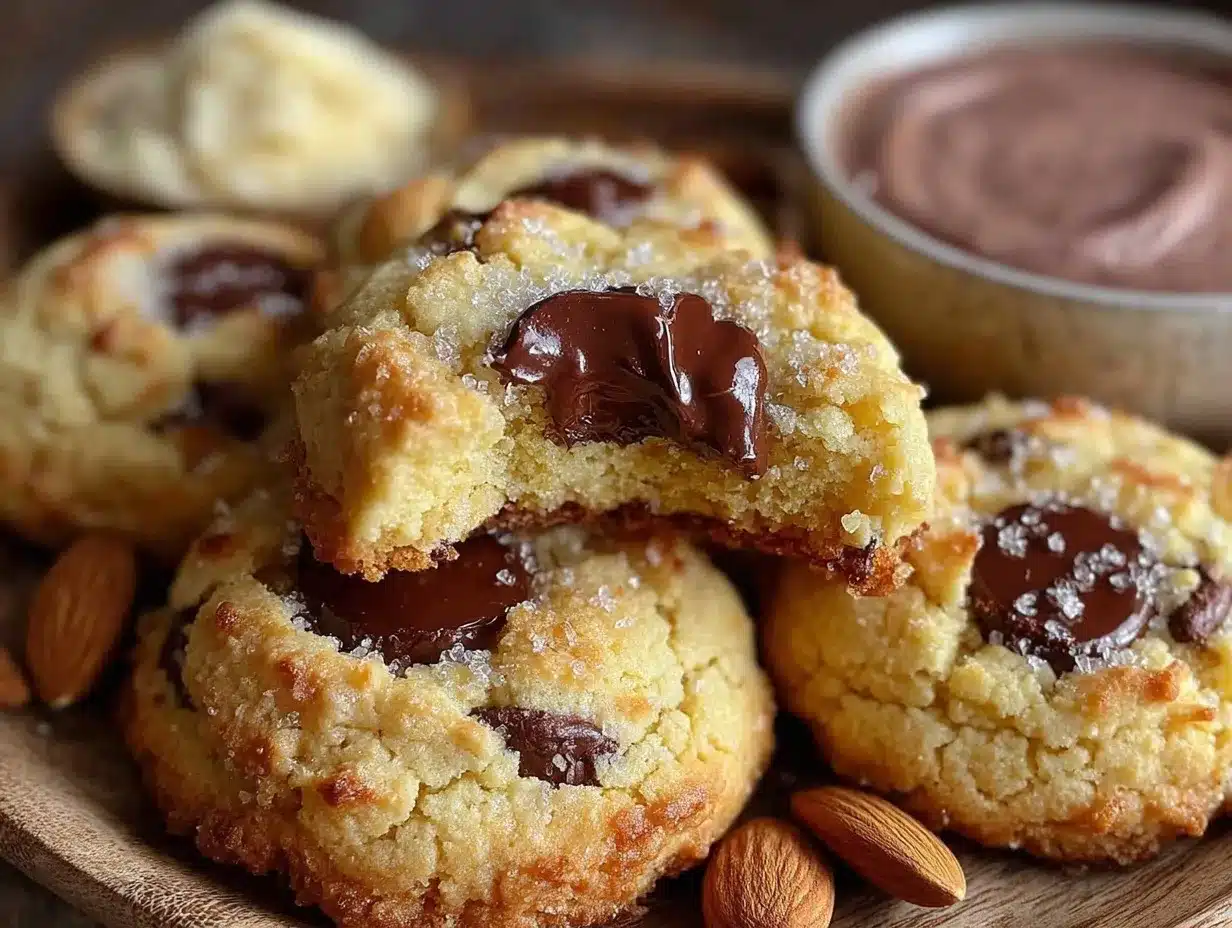 chewy almond flour chocolate chip cookies gluten-free preparation steps