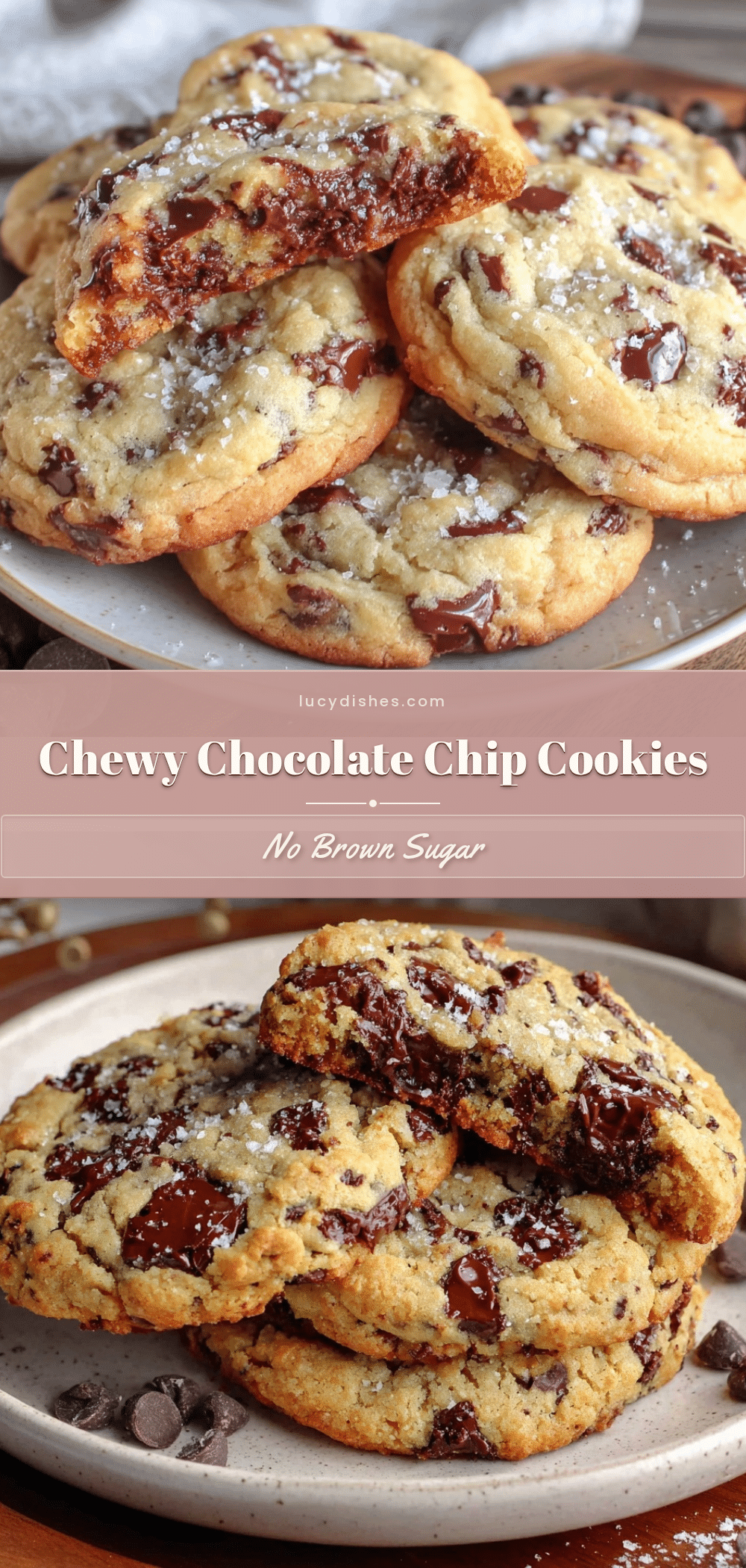 chewy chocolate chip cookies without brown sugar recipe