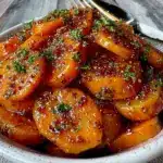 cozy crockpot brown sugar carrots - featured image