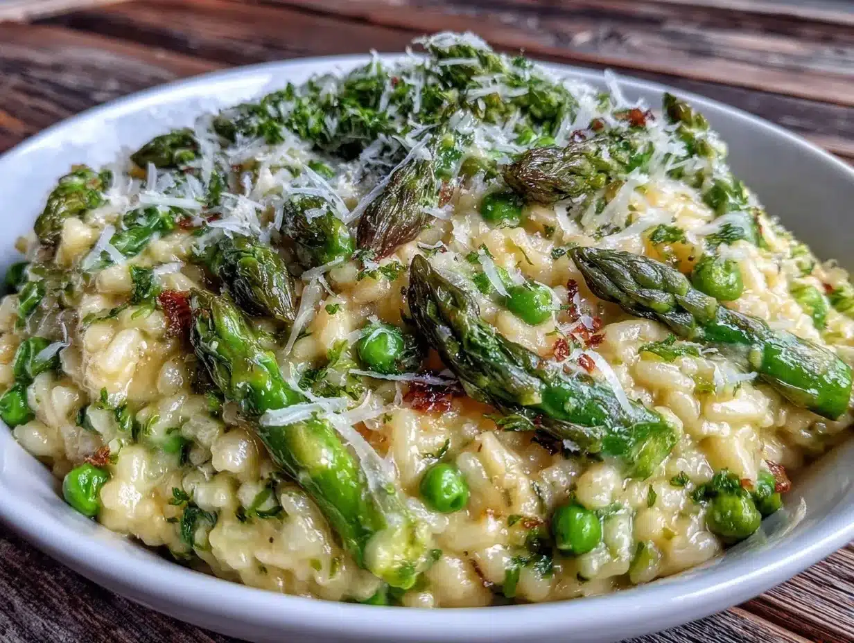 creamy asparagus risotto preparation steps