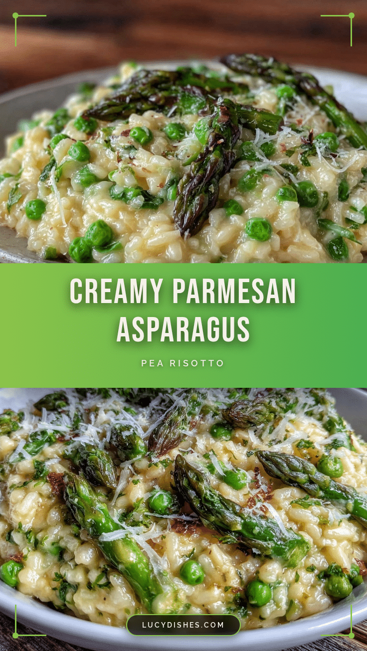creamy asparagus risotto recipe