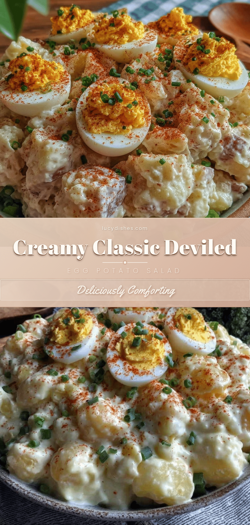 creamy classic deviled egg potato salad recipe