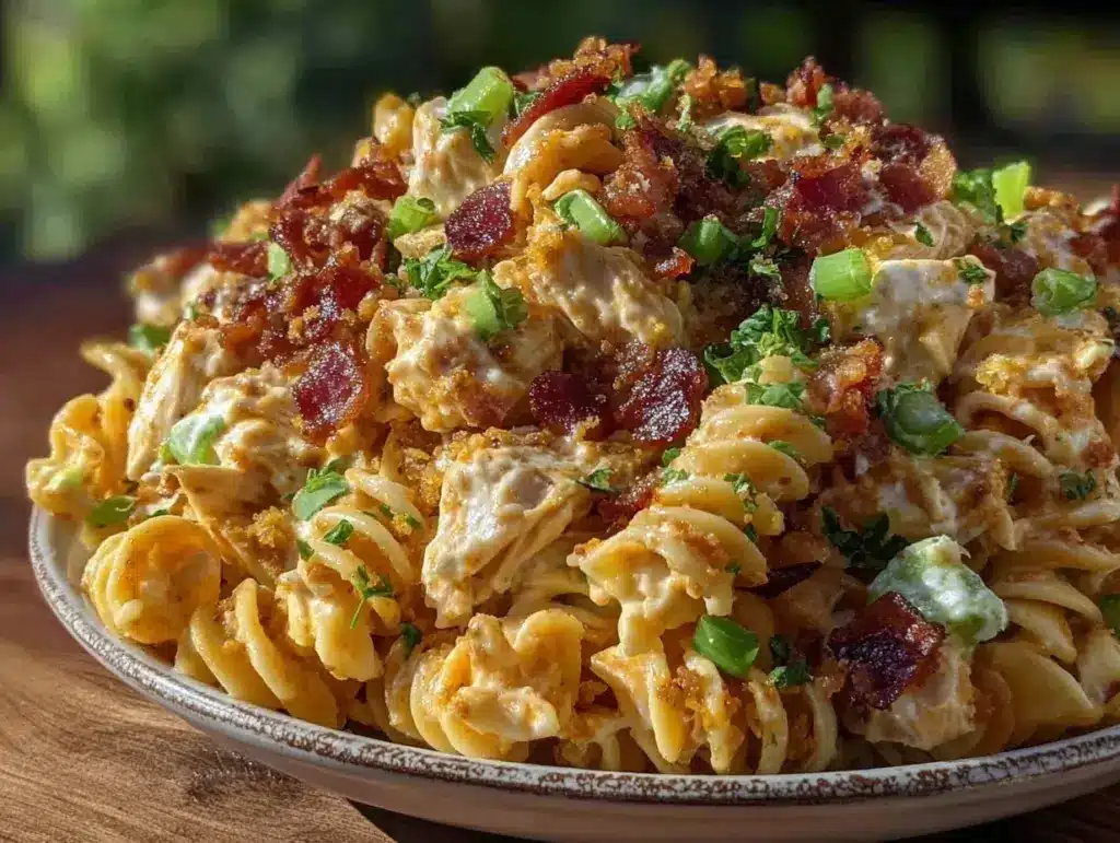 Creamy Crack Chicken Pasta Salad - featured image