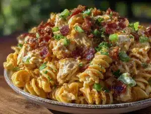 Creamy Crack Chicken Pasta Salad - featured image