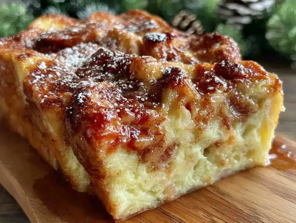 Creamy Eggnog French Toast Bake - featured image