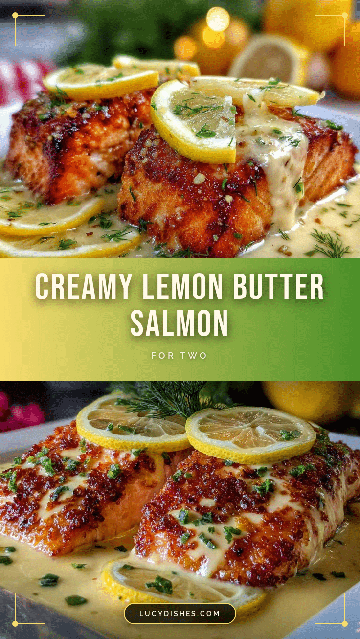 creamy lemon butter salmon recipe