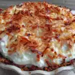 creamy no-bake coconut cream pie recipe - featured image