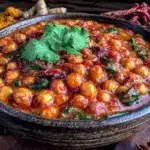 creamy one-pot vegan chickpea tikka masala - featured image