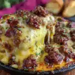 creamy smoked queso fundido - featured image