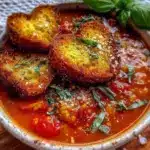 creamy tomato basil soup - featured image