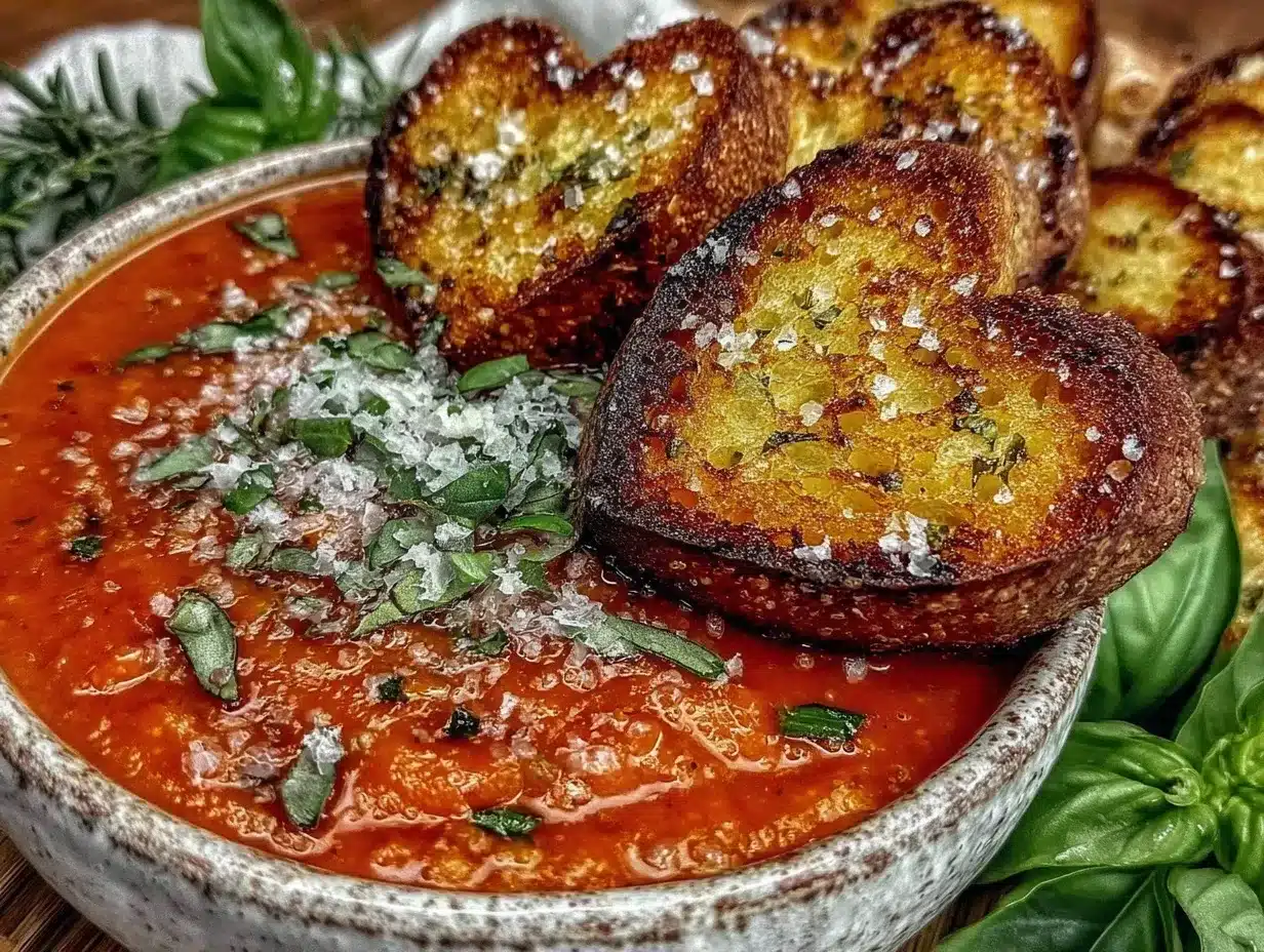 creamy tomato basil soup preparation steps