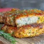 crispy air fryer pork chops - featured image