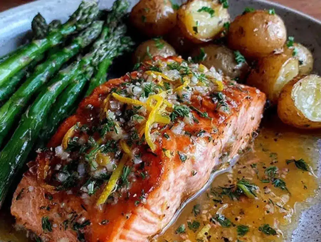 crispy air fryer salmon - featured image