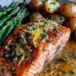 crispy air fryer salmon - featured image