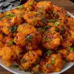 crispy baked cauliflower wings - featured image