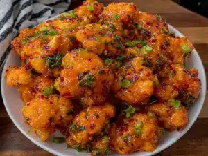 crispy baked cauliflower wings - featured image