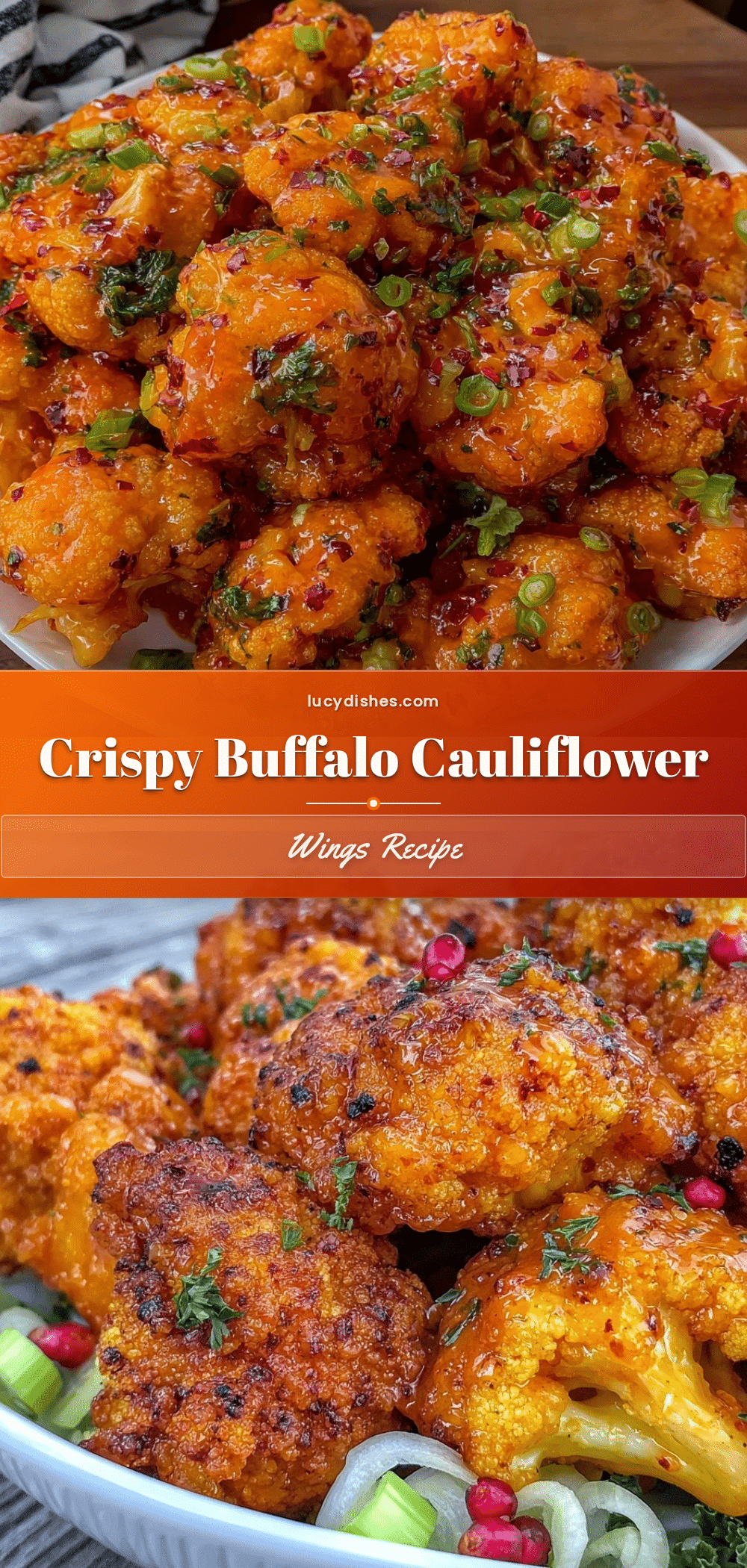 crispy baked cauliflower wings recipe