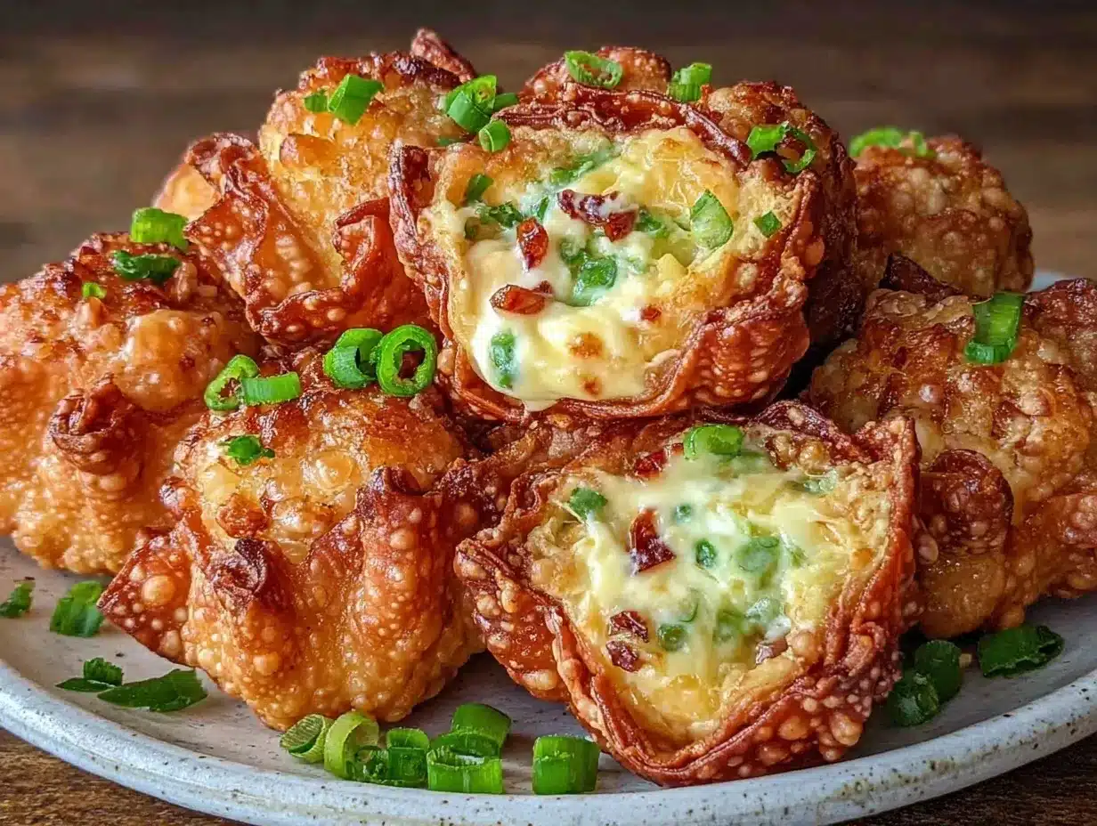 crispy baked jalapeño popper wontons preparation steps