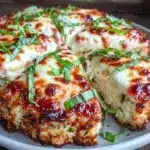 crispy cauliflower crust pizza - featured image