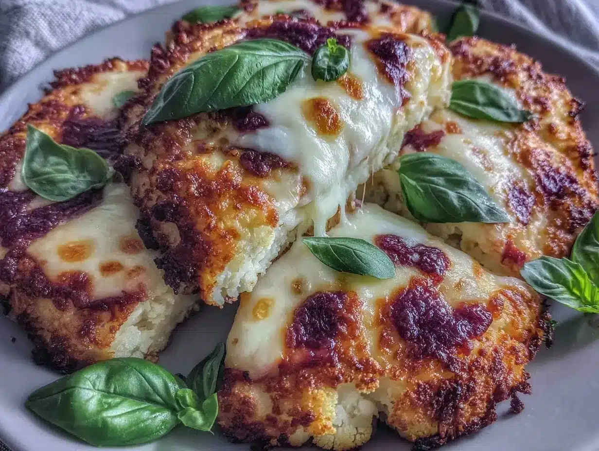 crispy cauliflower crust pizza preparation steps