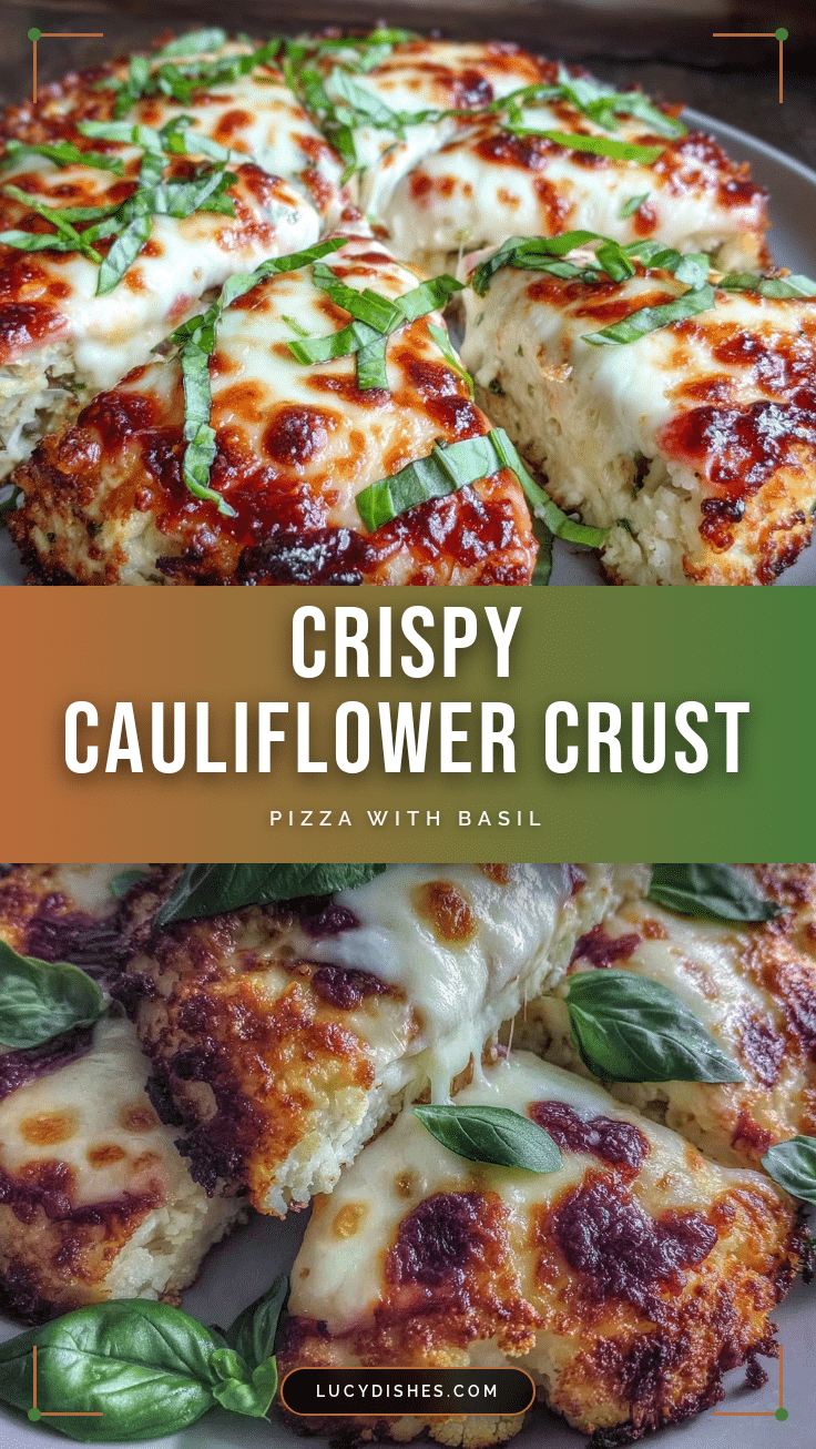 crispy cauliflower crust pizza recipe