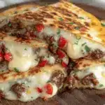 crispy cheesy breakfast quesadillas - featured image