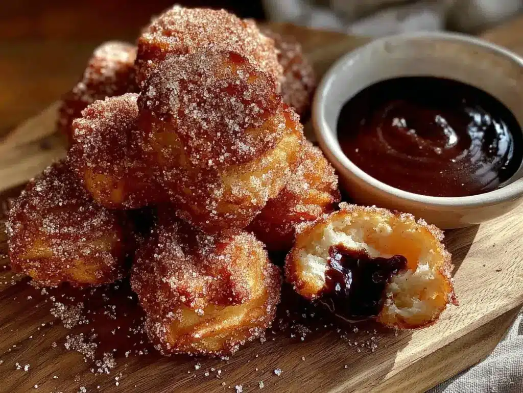 crispy churro bites - featured image