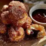 crispy churro bites - featured image