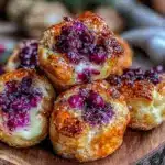 crispy cranberry brie bites - featured image